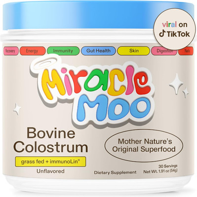 Colostrum Supplement for Gut Health Hair Growth Beauty and Immune Support - USA