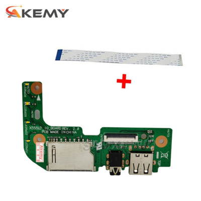 For ASUS X555L Laptop X555LD IO USB AUDIO CARD READER BOARD 69N0R7B10B06-01