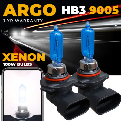 Fits Toyota Auris MK1 Headlight High Main Beam 2006-2012 100w Xenon White Bulbs
