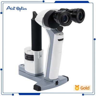 Portable Binocular Portable Slit Lamp With microscope For eyes  Battery Operated