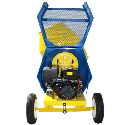 13HP Towable 9 Cubic Feet Cement Mixer 12 Volt Electric Starter Concrete