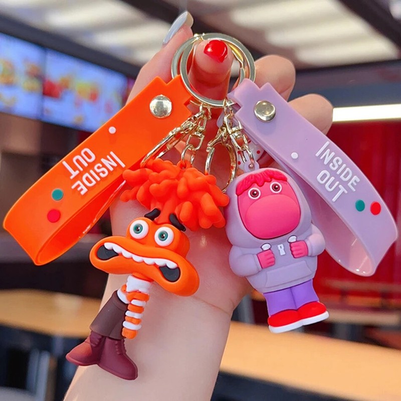 Porte-ClÃ©S Pendentif Figurine Di Sney Inside Out2 Pour Femme Et Homme