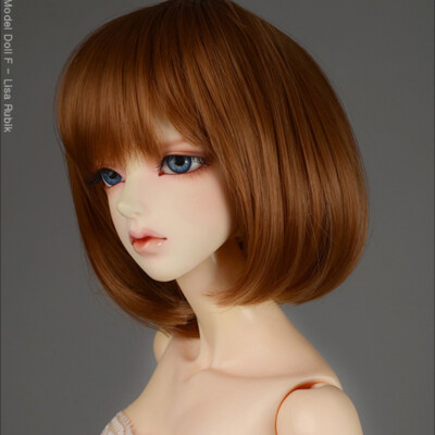 Black 8-9 Dollmore 1//3 BJD SD size wig /" Rapunzell Long Wig