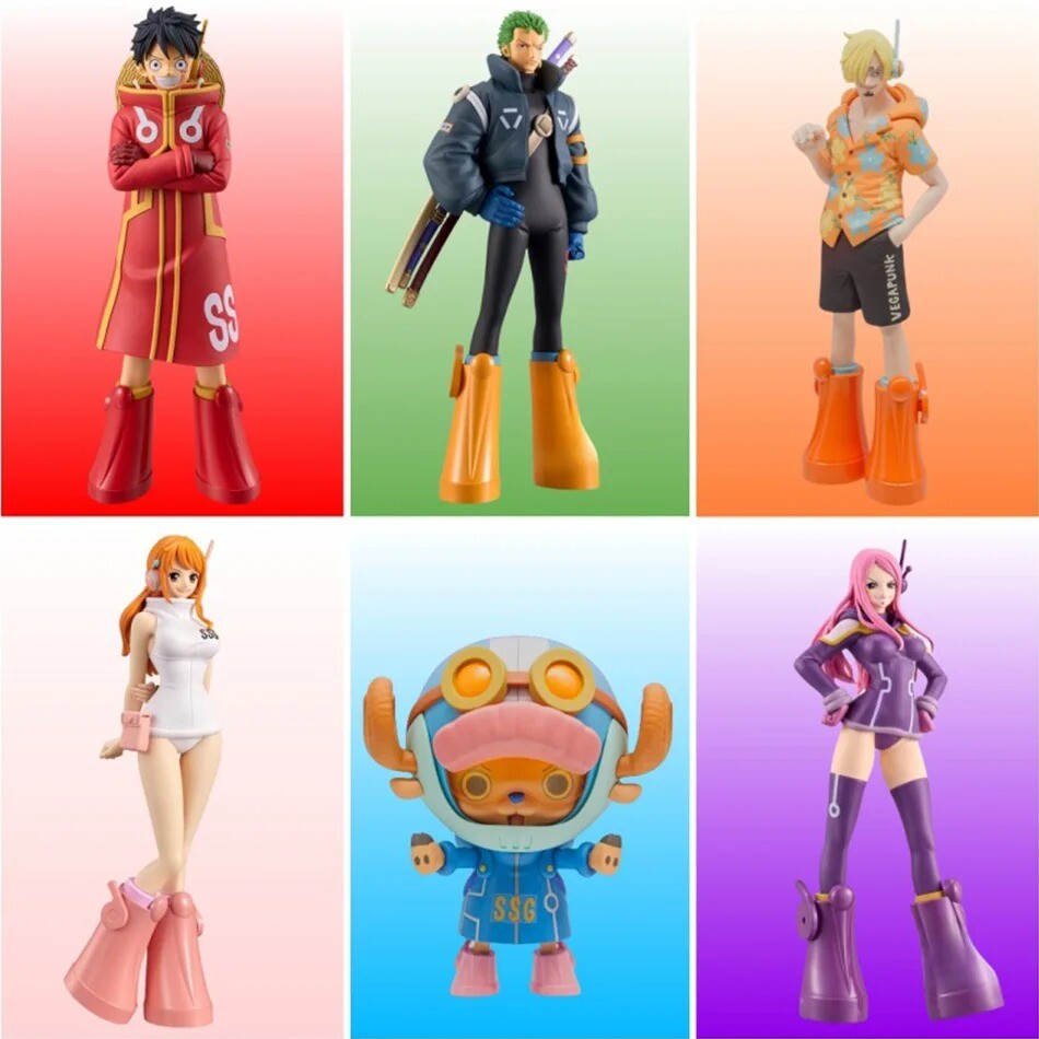 【完売品】amerge mini onepiece set 17cm One Piece Luffy, Zoro,Sanji and more Action Figures
