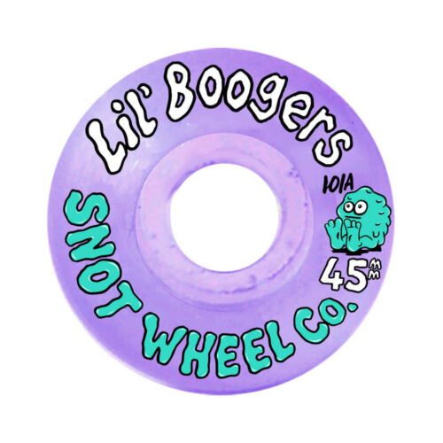 SNOT Lil Boogers 45mm 101a Clear Purple Skateboard Wheels