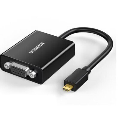 Micro HDMI to VGA Converter with Audio HD Micro Adapter Adapter Cable