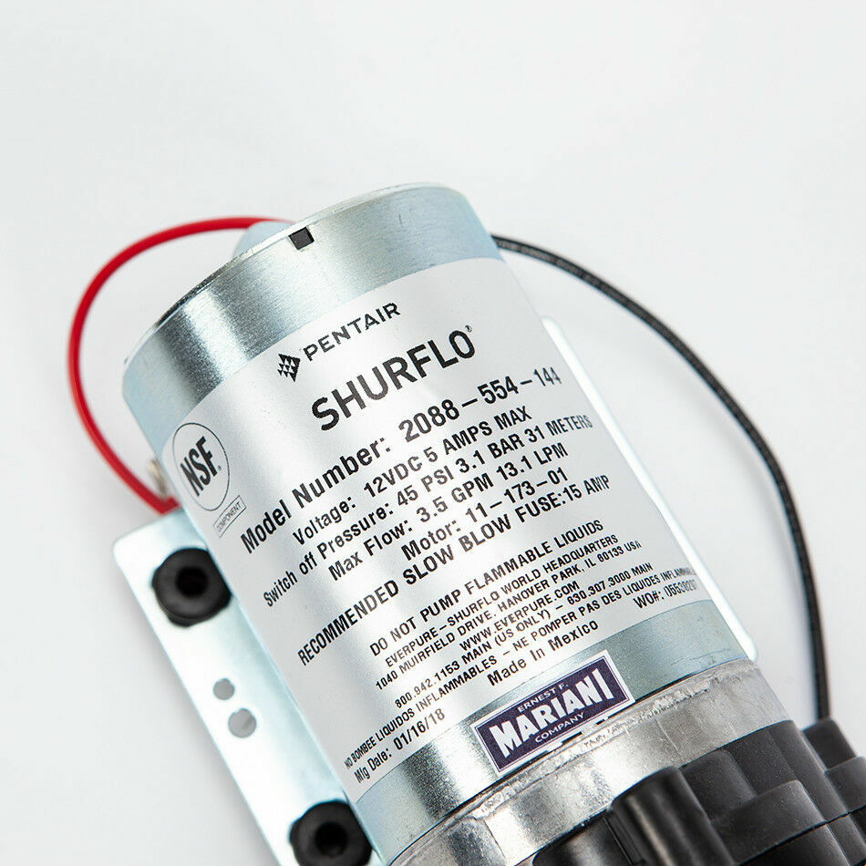 SHURflo 2088-554-144 Series Fresh Water Pump, 12 Volts, 3.5 GPM @ 45 Psi - NEW