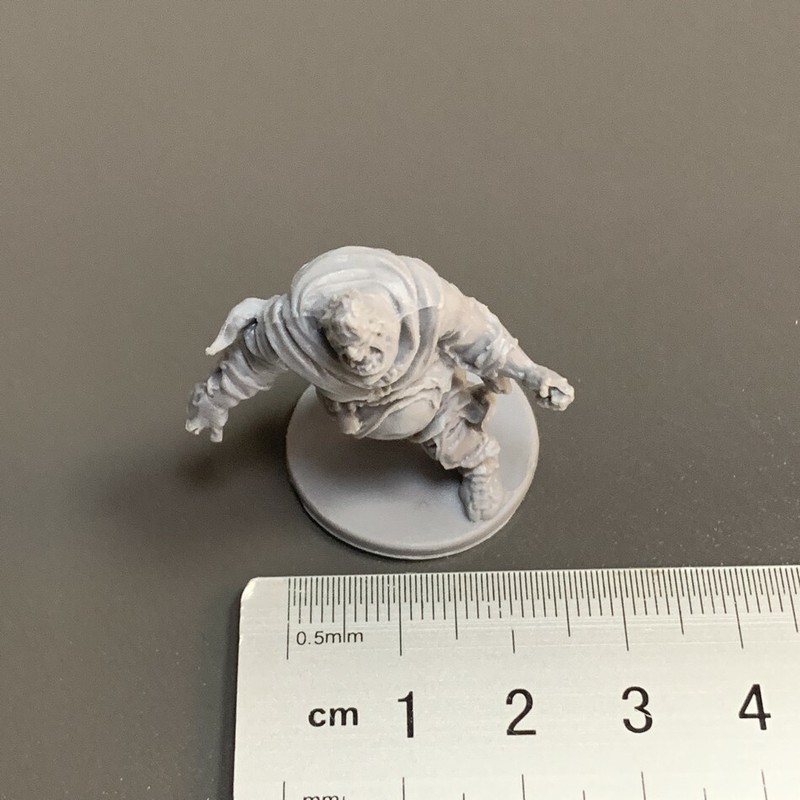 5x Walker Fat Zombies Grey Zombicide Black Plague Huntsman Board Game D&D figure
