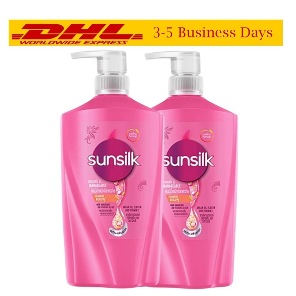 ゆり　Sunsilk Smooth & Manageable 10本 2x520 ml Sunsilk Shampoo Smooth & Manageable Soft Smooth