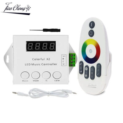 Music X2 Controller RF Touch Remote for WS2812B WS2811 LED Strip Max 1000 Pixels