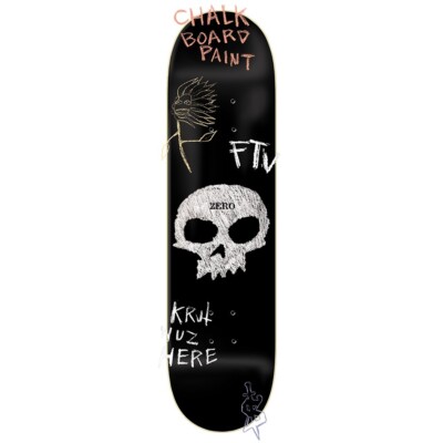 【良品】ZERO SINGLE SKULL DECK コンフォートボード ZERO SINGLE SKULL DECK-8.375 BLK/WHT - Ghost Boards