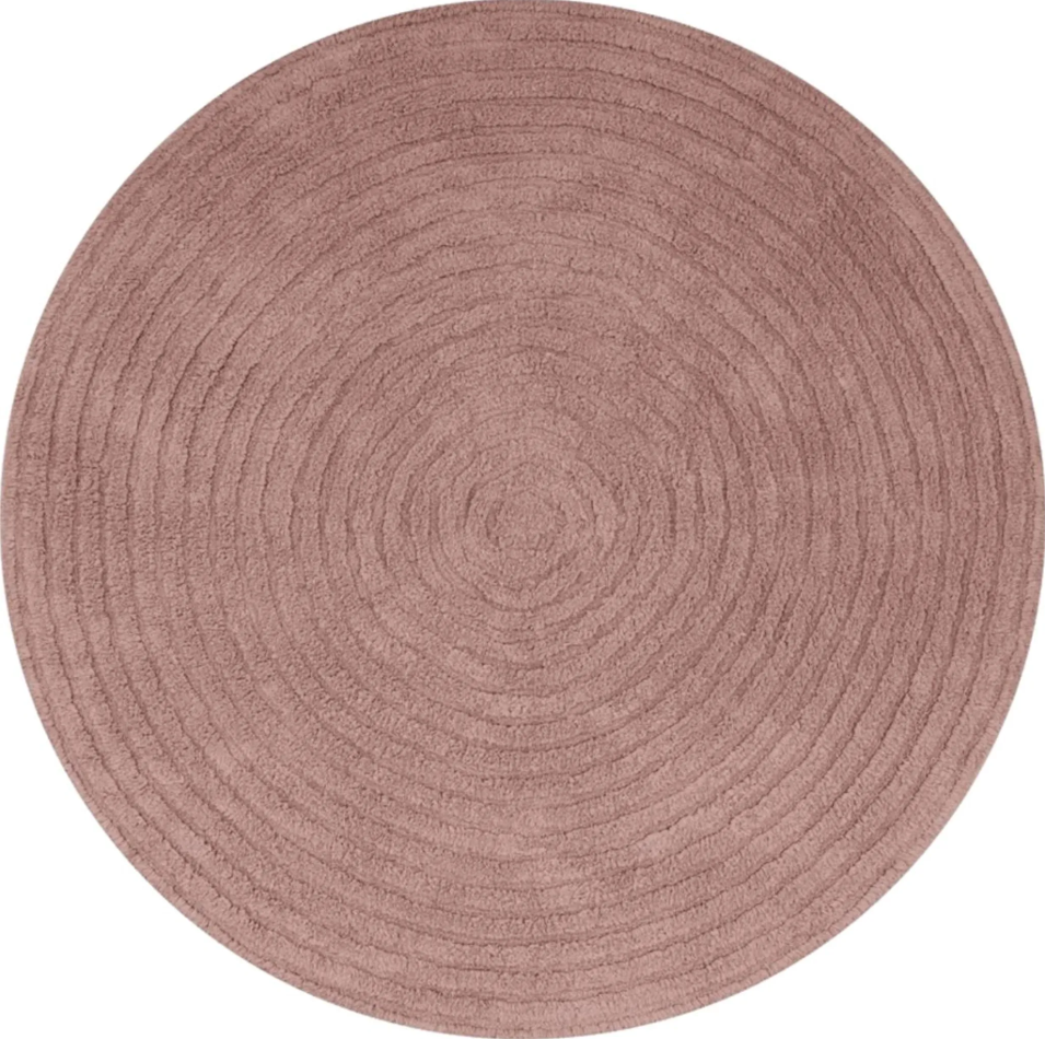 Tapis Petit Teppich Robin Vintage Pink 150x150 cm