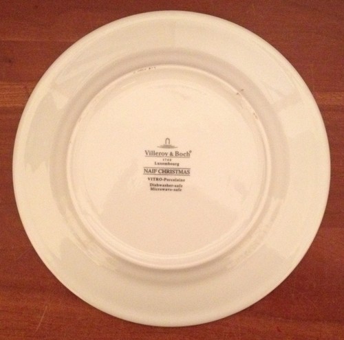 2 Villeroy and Boch Naïf Christmas 8 1/4