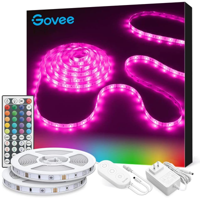 Govee LED Strip Lights, 32.8Ft RGB LED Light Strip with Remote Control, 20  Color