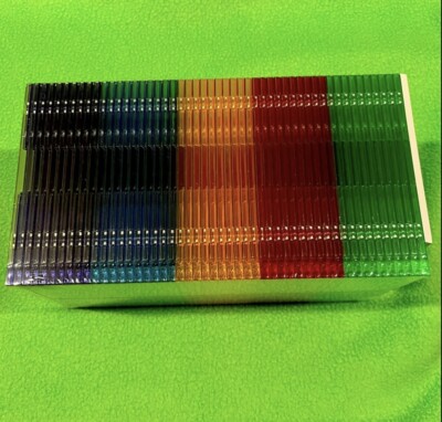 Memorex 50 Pack Multi Color Slim Jewel Cases - Factory Sealed