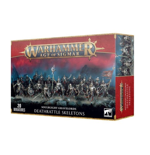 Warhammer: AoS - Повелители могил Света Душ - Скелеты, сражающиеся насмерть