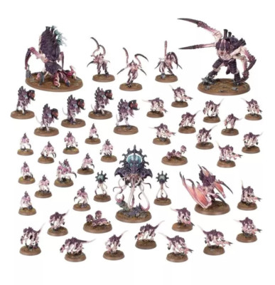 Warhammer 40,000 Leviathan Box tyranids Half NOS with Instructions And Bases
