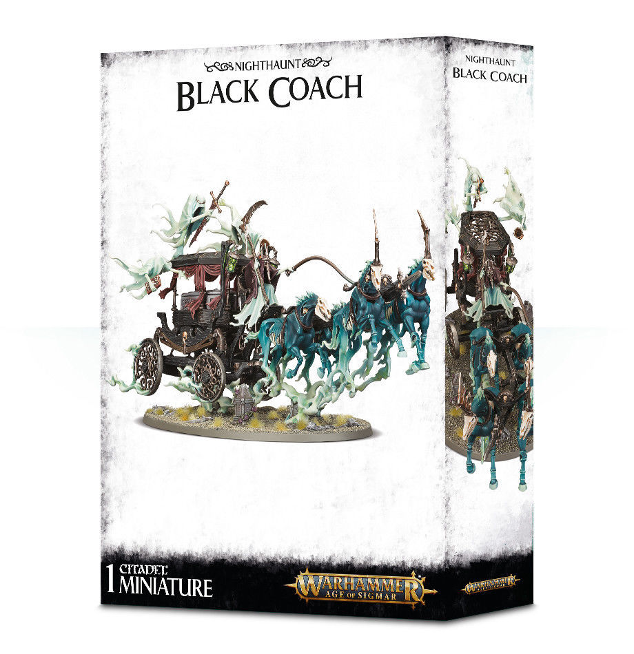 Nighthaunt Black Coach - Warhammer Age of Sigmar - Совершенно новый! 91–22