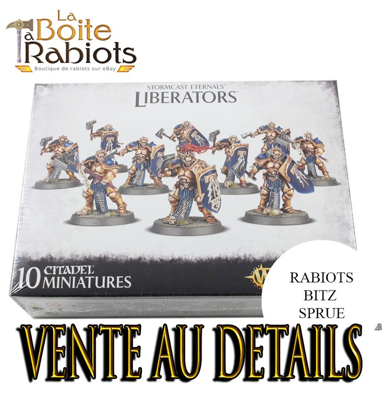 Warhammer Age Of Sigmar Stormcast Liberator Vente Au DÃ©Tails Rabiot Bitz Sprue