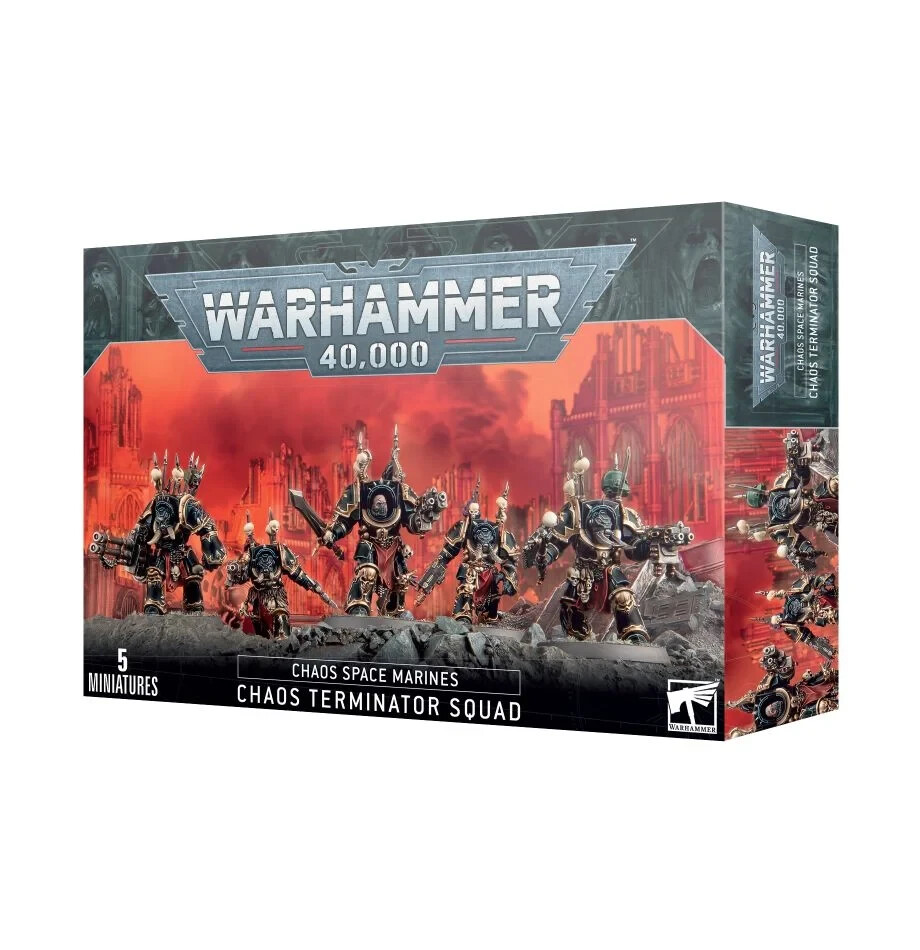 Терминаторы Космических Десантников Хаоса Warhammer 40K Black Legion NIB