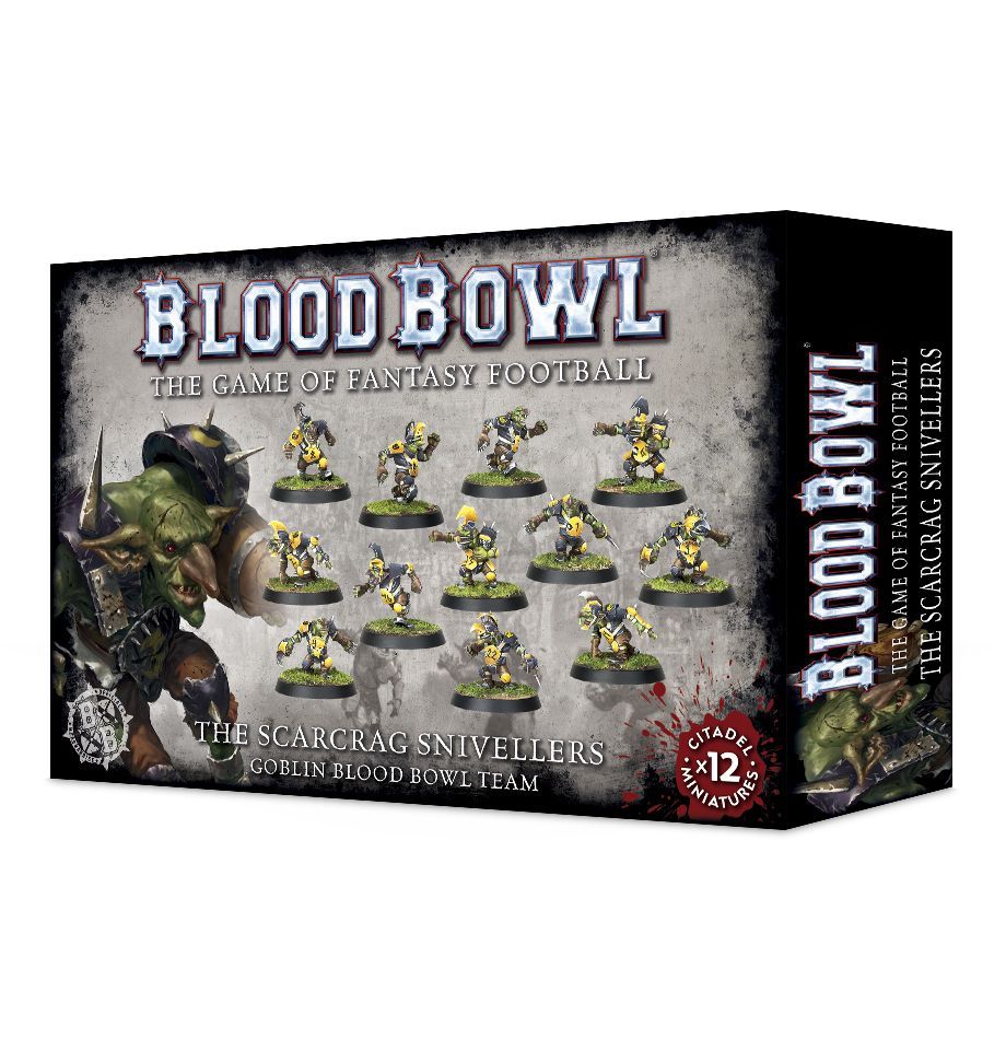 The Scarcrag Snivellers Goblin Team Blood Bowl Warhammer Age of Sigmar NIB