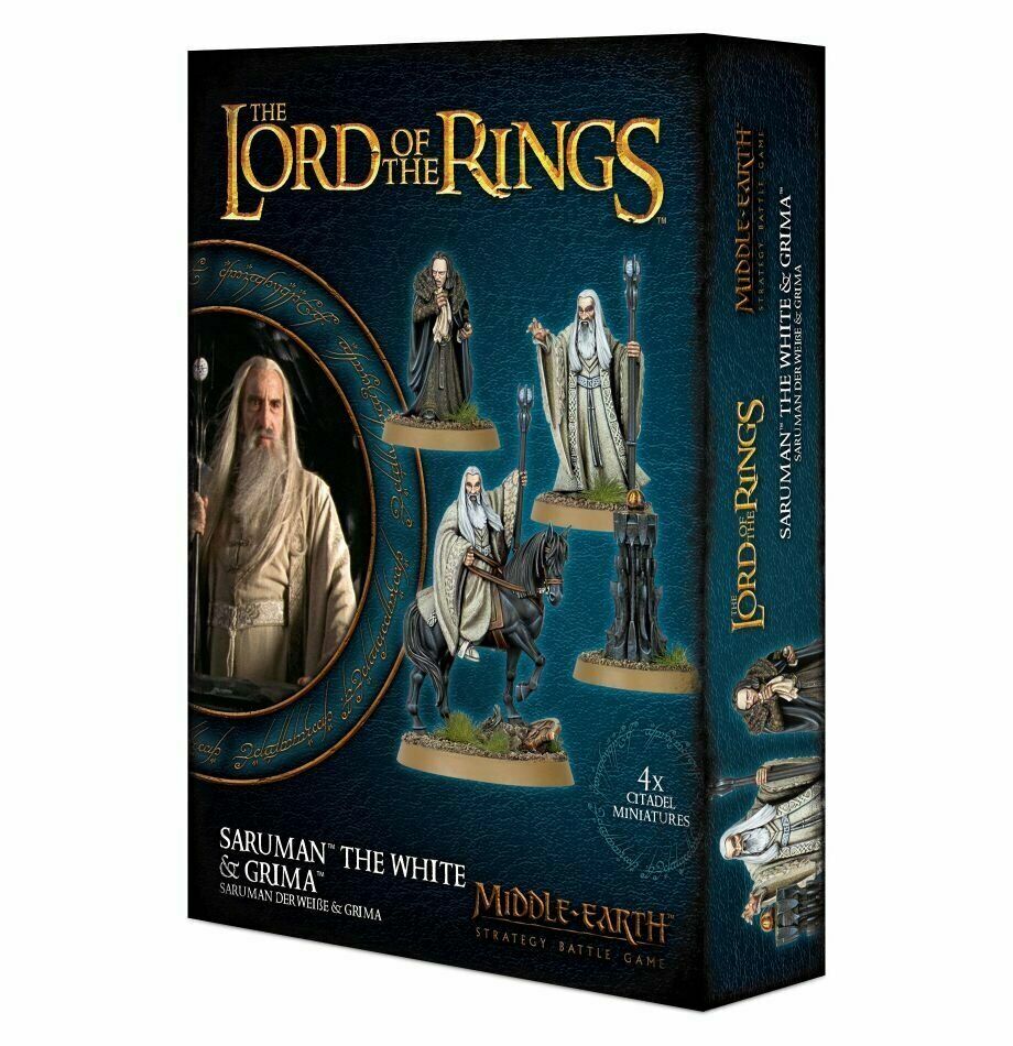Саруман Белый и Грима Средиземье Хоббит Lord Rings Games Workshop