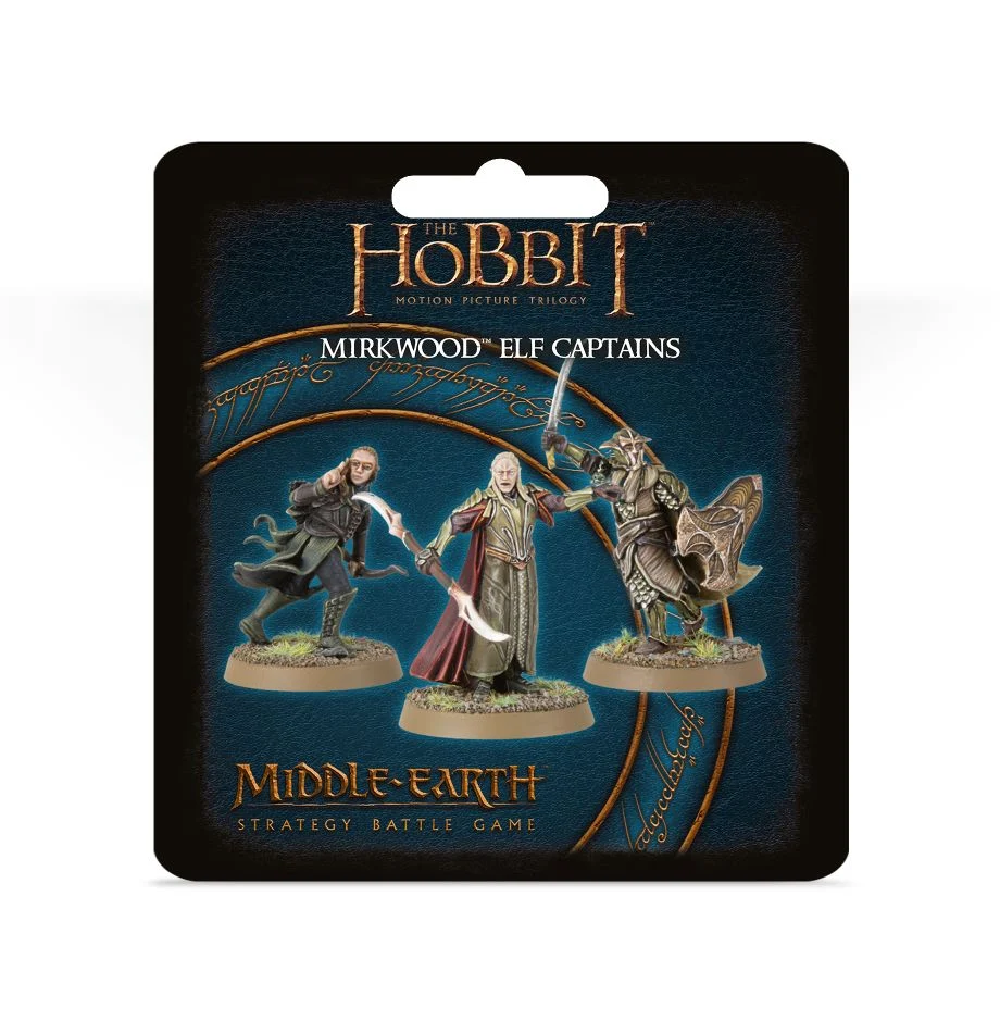 Лихолесье Elf Captains Blister Hobbit Lord Rings Games Workshop