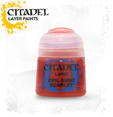Evil Sunz Scarlet Layer Citadel Paint Warhammer 40K