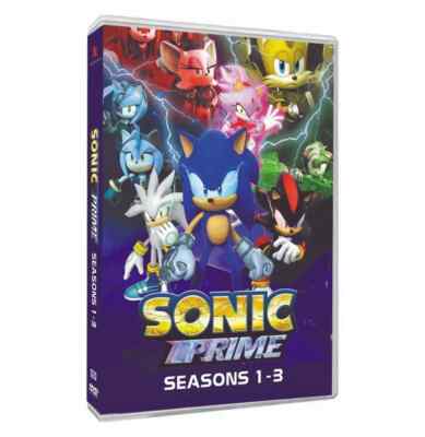Sonic Prime The Complete Season 1-3 (DVD, 6-Disc Box Set) New Sealed