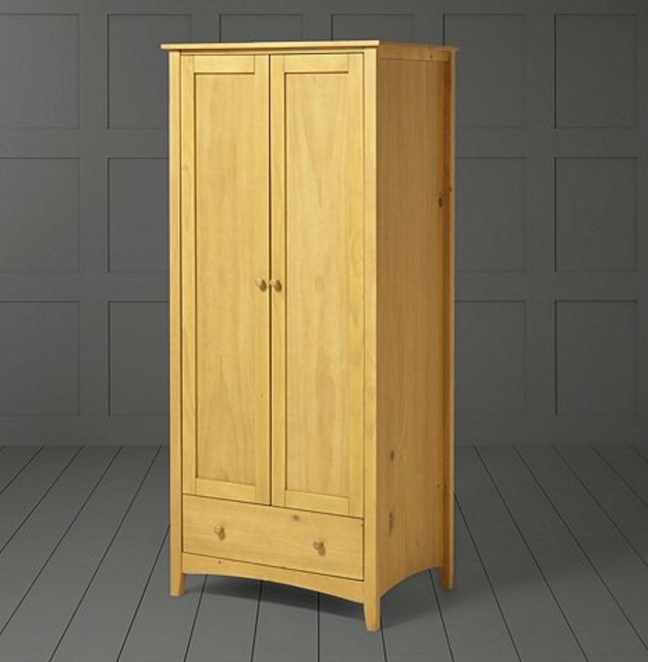 Harvey Double Wardrobe Oak Effect 3 Months Old Free In