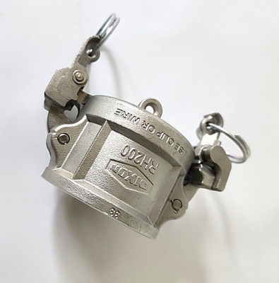 Dixon EZ Boss-Lock Cam and Groove Dust Cap 316 Stainless Steel 2'' RH200EZ
