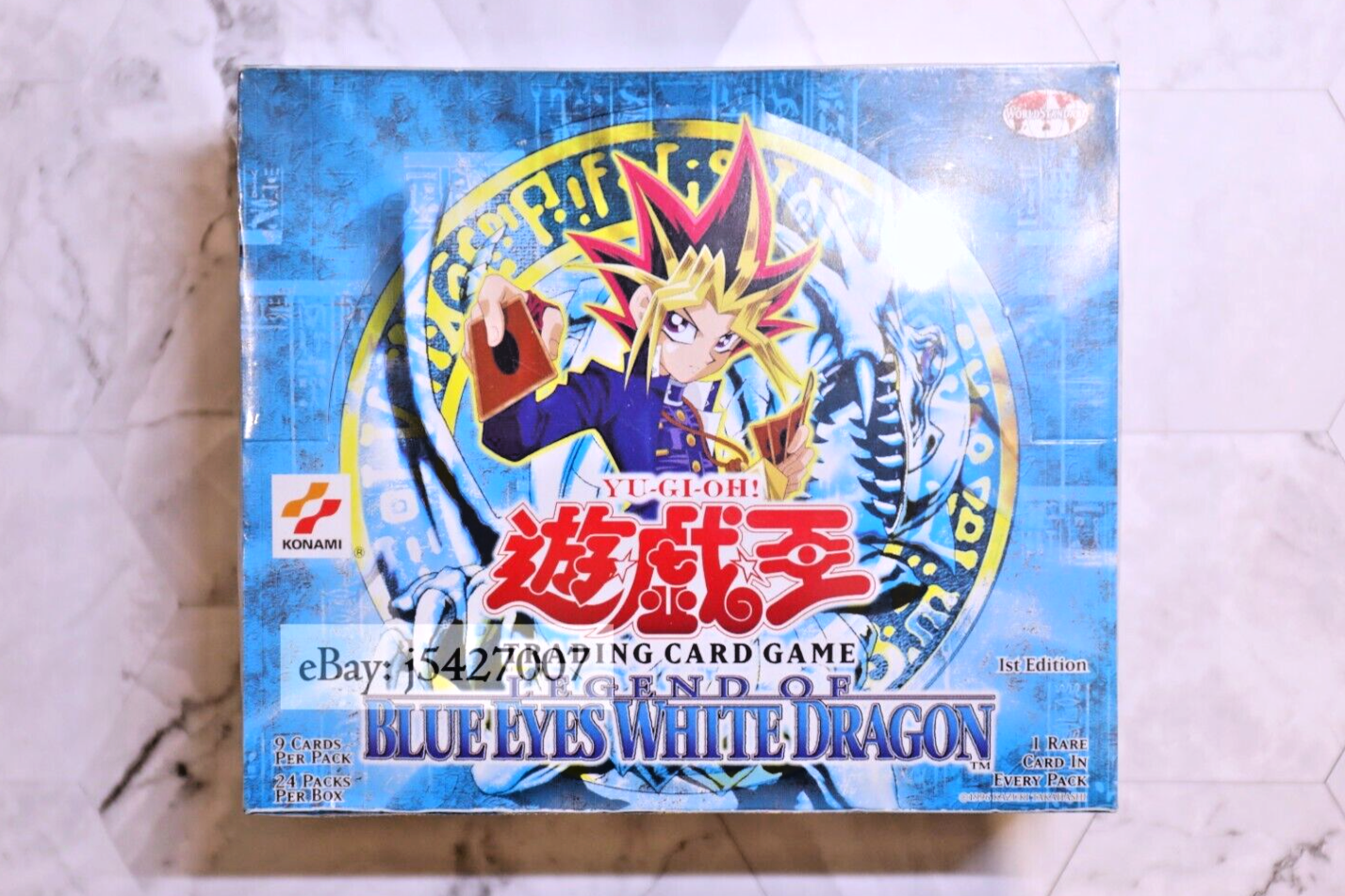 Yugioh Asian English LOB Legend of Blue Eyes White Dragon