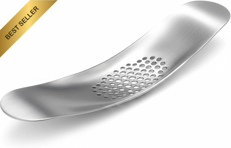 304 Stainless Steel Garlic Press Crusher Mincer Ginger Dishwasher Safe