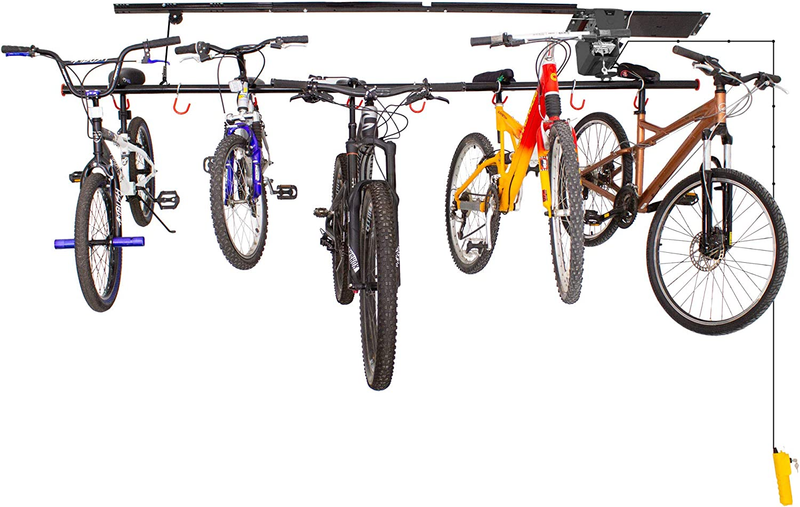 68221 Motorized 8 Bike Lift, Black