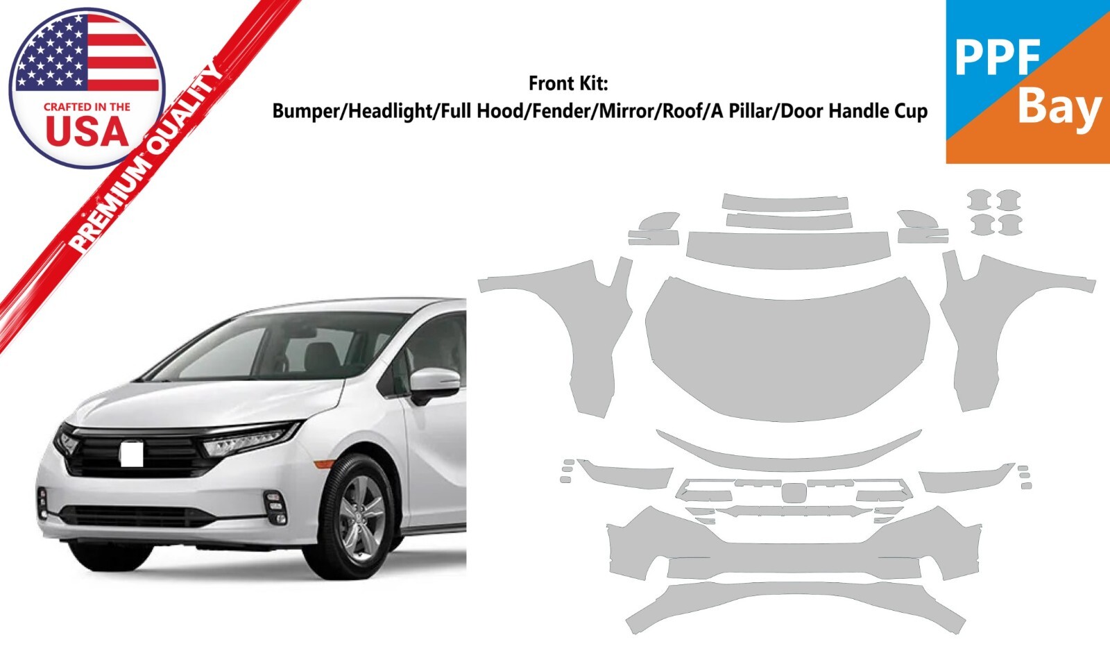 Partial Hood Fender and Mirror Kit | HONDA ODYSSEY 2025 Partial Hood Fender and Mirror Kit | HONDA ODYSSEY 2025