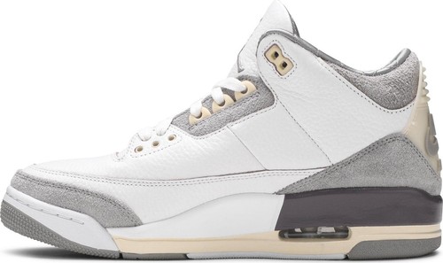 Pre-owned Jordan [dh3434-110] Womens Air  Retro 3 (w) 'a Ma Maniére' In White/medium Grey-violet Ore-white