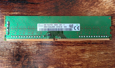 MEMORIA RAM 8GB 1RX8 DDR4 PC4-2666V 2666MHz DESKTOP PC4-21300 SK HYNIX