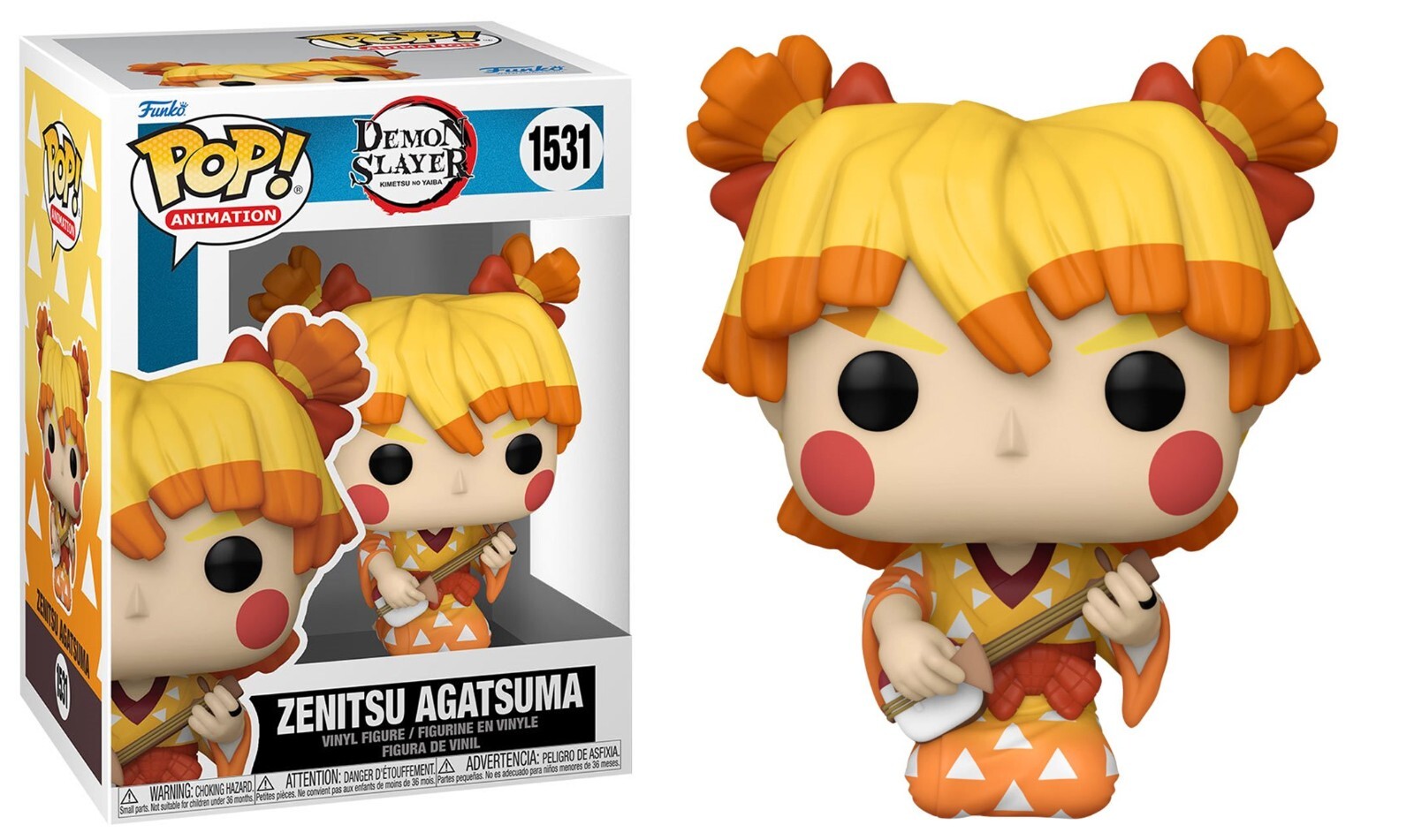 Funko Vinyl Figure Zenitsu Agatsuma Kimono #1531 - Kimetsu