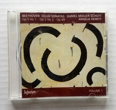 Beethoven: Cello Sonatas Vol.1 CD, Angela Hewitt, Daniel Muller-Schott IMPORT