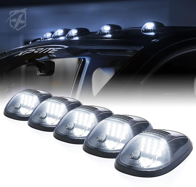 Cab Roof 16 LED Clearance Light, Rooftop Lens Marker Running Lights Compatible w