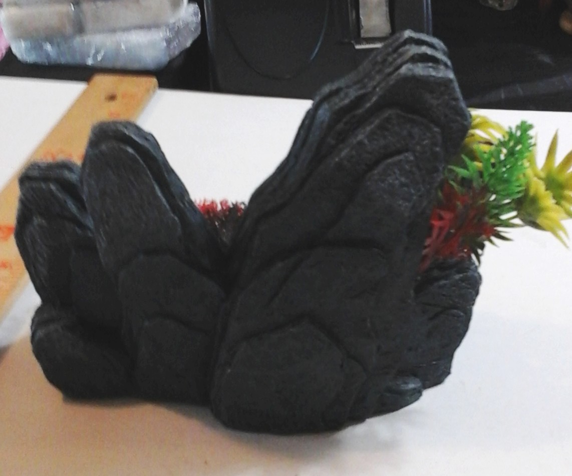 FISH TANK ROCK Big Underwater Aquarium Decoration With Plants WATER STONE - NEW