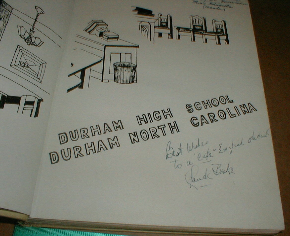 Vtg 1946 Durham High School Yearbook Durham County North Carolina NC Messenger