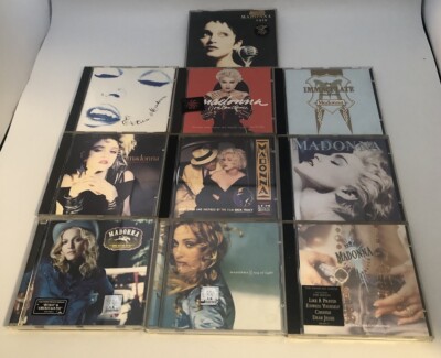 Madonna CD Bundle Big Job Lot x10 CDs 9 Albums And 1 Cd Single Madonna s Fans