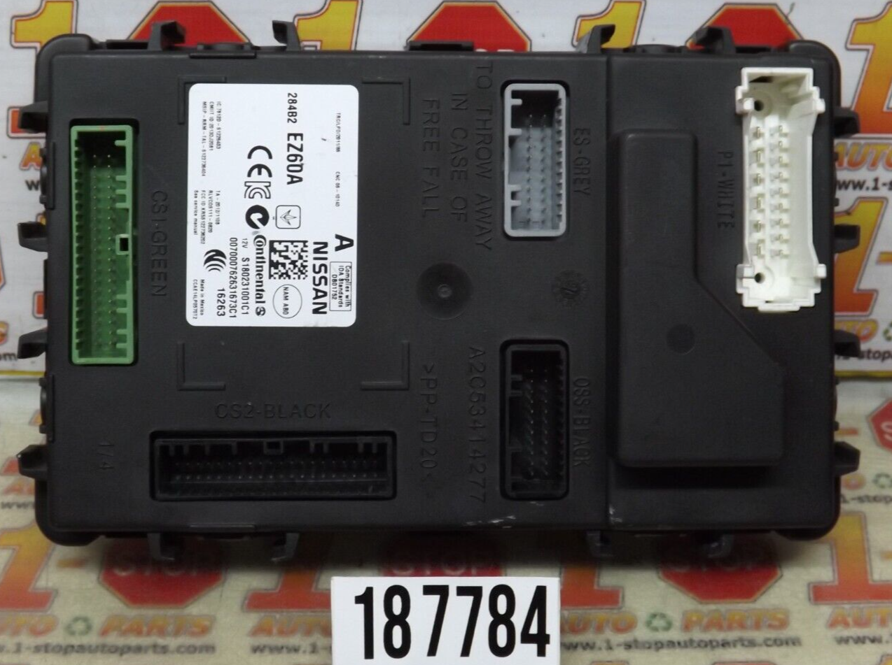 2017-2021 NISSAN TITAN BODY CONTROL MODULE BCM BCU 284B2