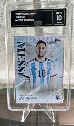 2023 Topps Argentina - Lionel Messi - World Champions - GMA