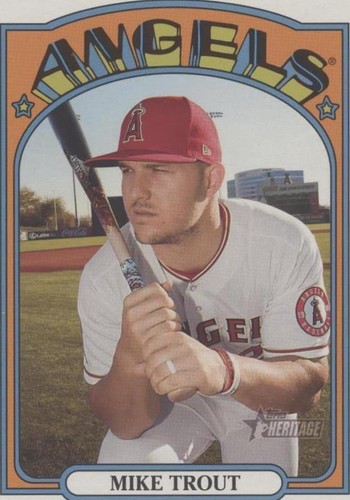 2021 Topps Heritage - Mike Trout #OB-MT