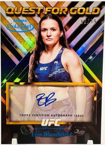 2024 Topps Gold Label UFC - Erin Blanchfield #QGS-EBL