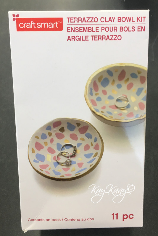 NEW Craft Smart DIY 11pc Gold Accent TERRAZZO CERAMIC CLAY