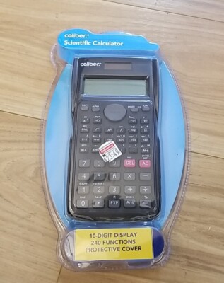 Caliber Scientific Calculator 10-Digit LCD Display 240 Functions Brand New 