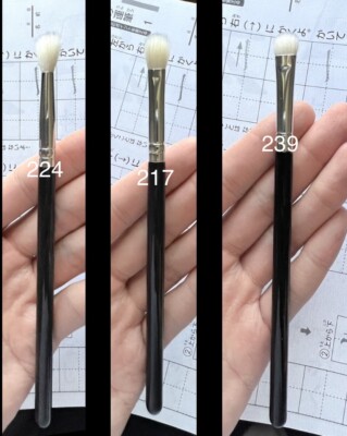 MAC Quality 239,217,224 Eyeshadow Brush Set (3pc)